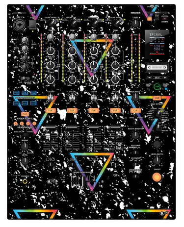 Pioneer DJ DJM 900 NEXUS Skin Minimal Rainbow